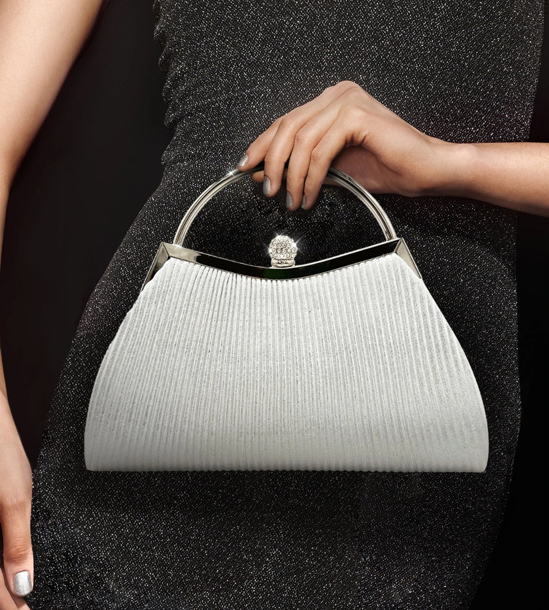 Bolsa Clutch Milano Plissada