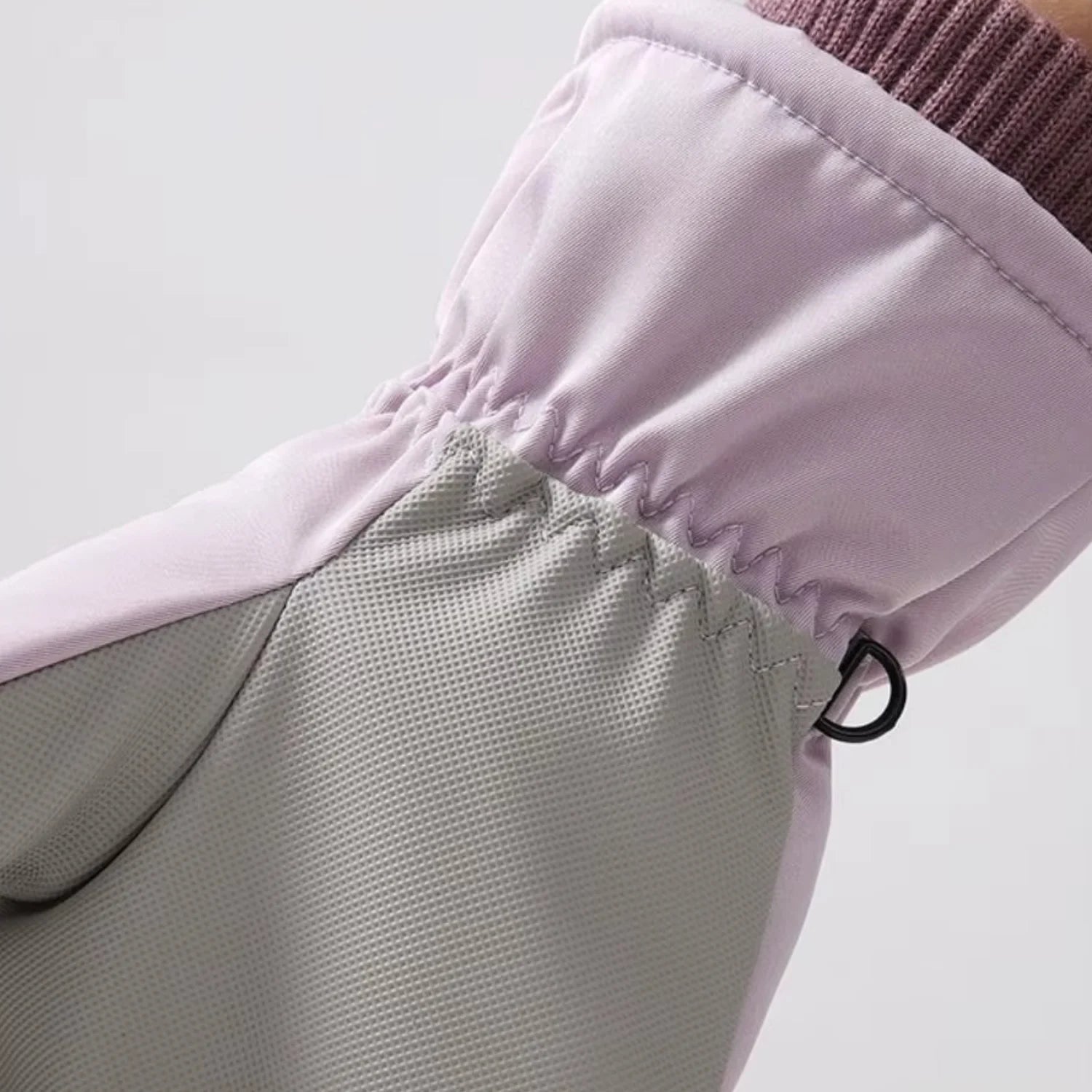 Luva de Frio Feminina Touch Screen Impermeável Lilás