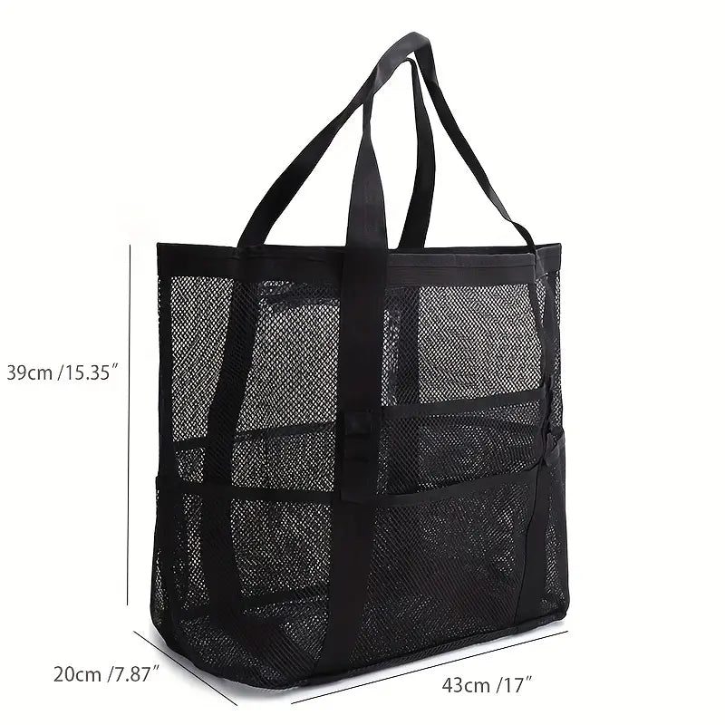Bolsa de Praia em Malha Respirável de Grande