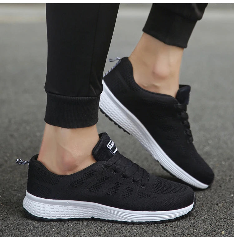 Tênis Feminino Running Confort Fit – Leve, Respirável e Estiloso