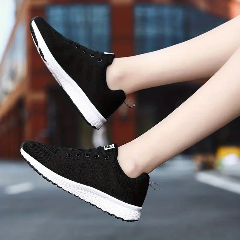 Tênis Feminino Running Confort Fit – Leve, Respirável e Estiloso