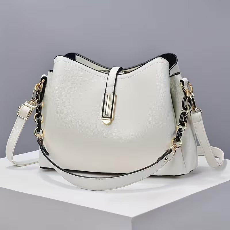 bolsa branco saybeleze estruturada multiuso para dia a dia