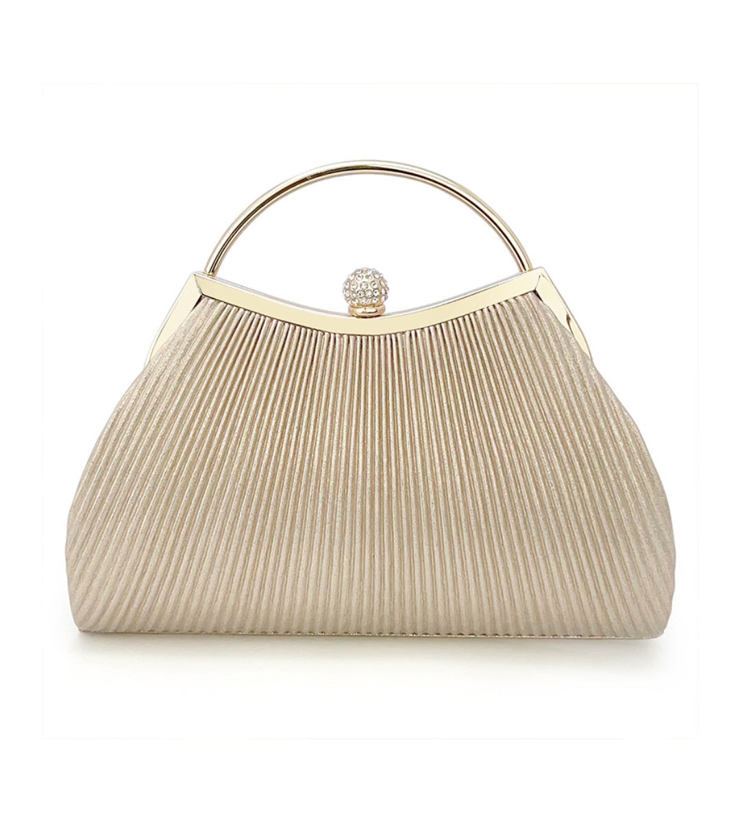 Bolsa Clutch Milano Plissada
