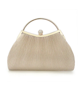 Bolsa Clutch Milano Plissada