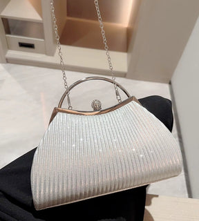 Bolsa Clutch Milano Plissada