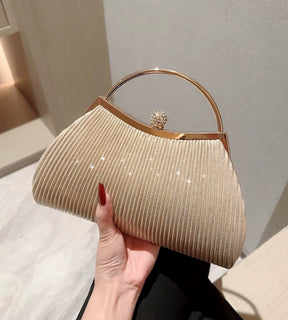 Bolsa Clutch Milano Plissada