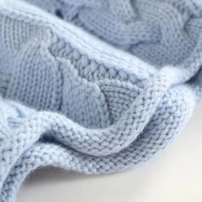 Suéter Feminino de Tricô Gola Alta Celestia Premium Inverno Elegante