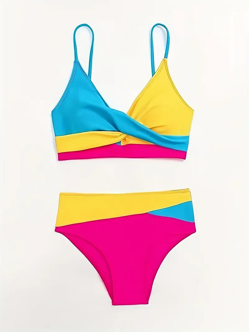 Biquíni Hot Pant Tricolor Solar