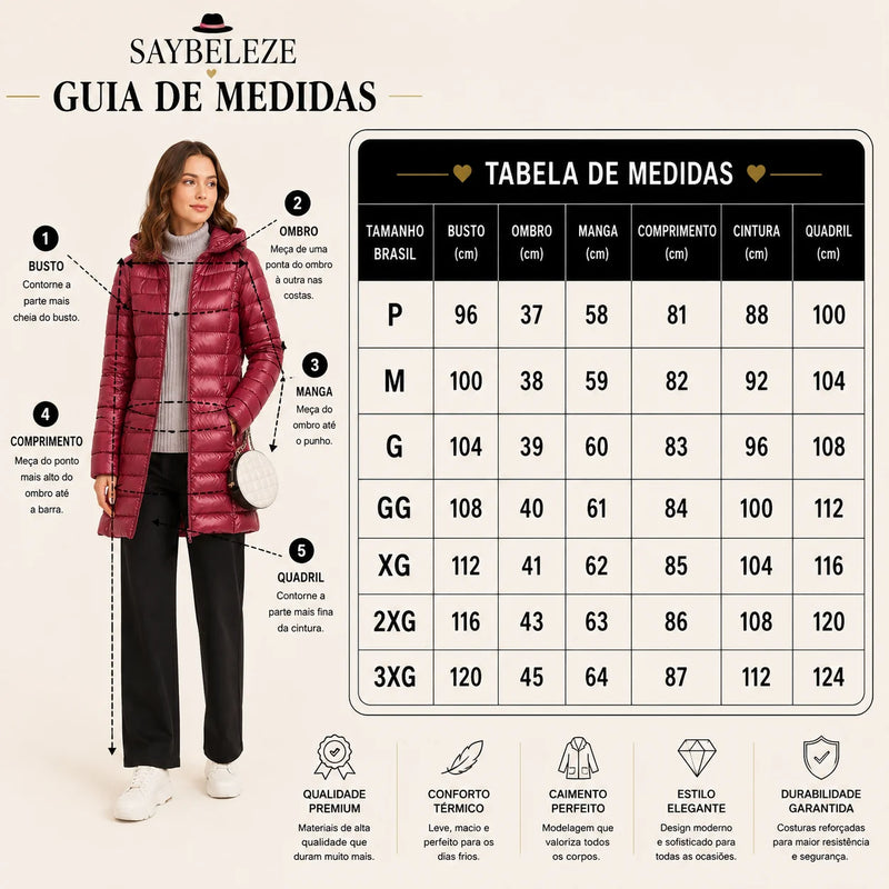 Tabela de Medidas