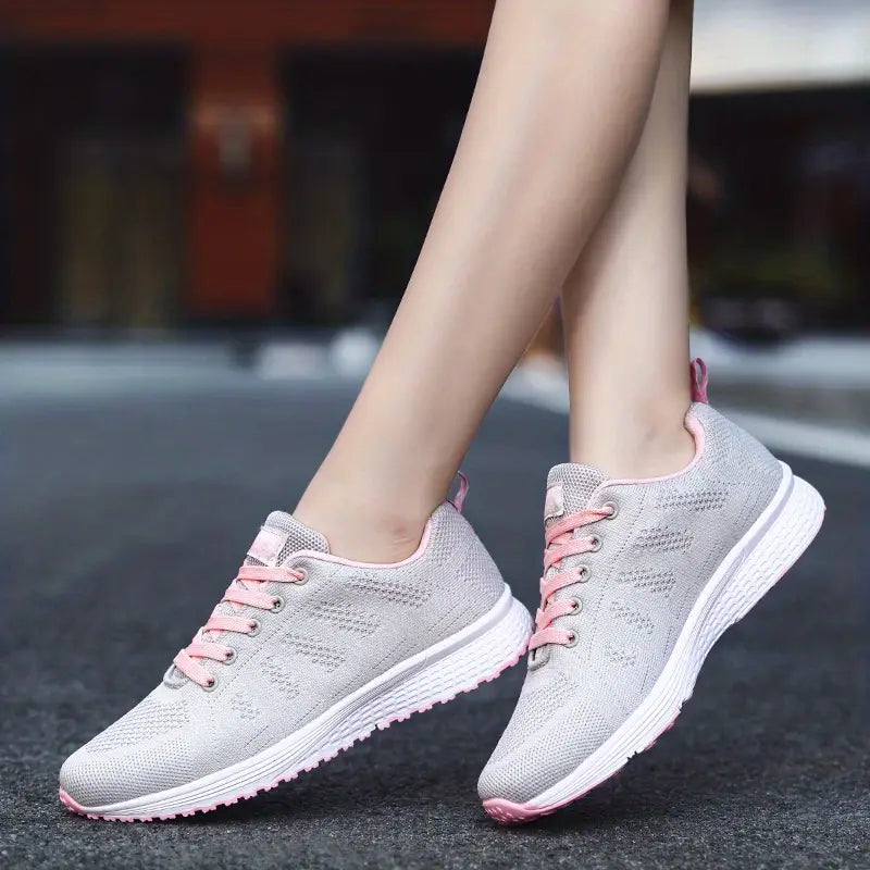 Tênis Feminino Running Confort Fit – Leve, Respirável e Estiloso