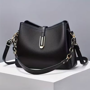 bolsa feminina saybeleze preta urban chain premium