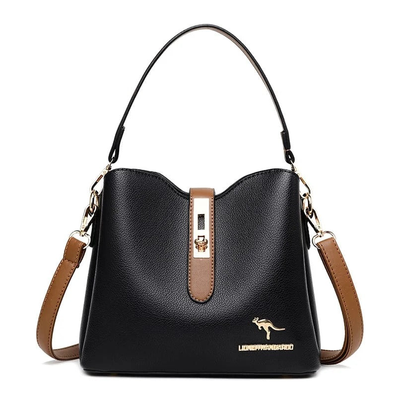 bolsa feminina saybeleze urban soft premium preta couro ecologico