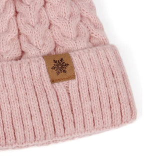 detalhe kit inverno feminino pink elegante e confortável

