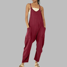 Macacão Feminino Pantacourt com Bolso