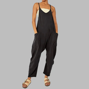Macacão Feminino Pantacourt com Bolso