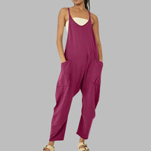 Macacão Feminino Pantacourt com Bolso