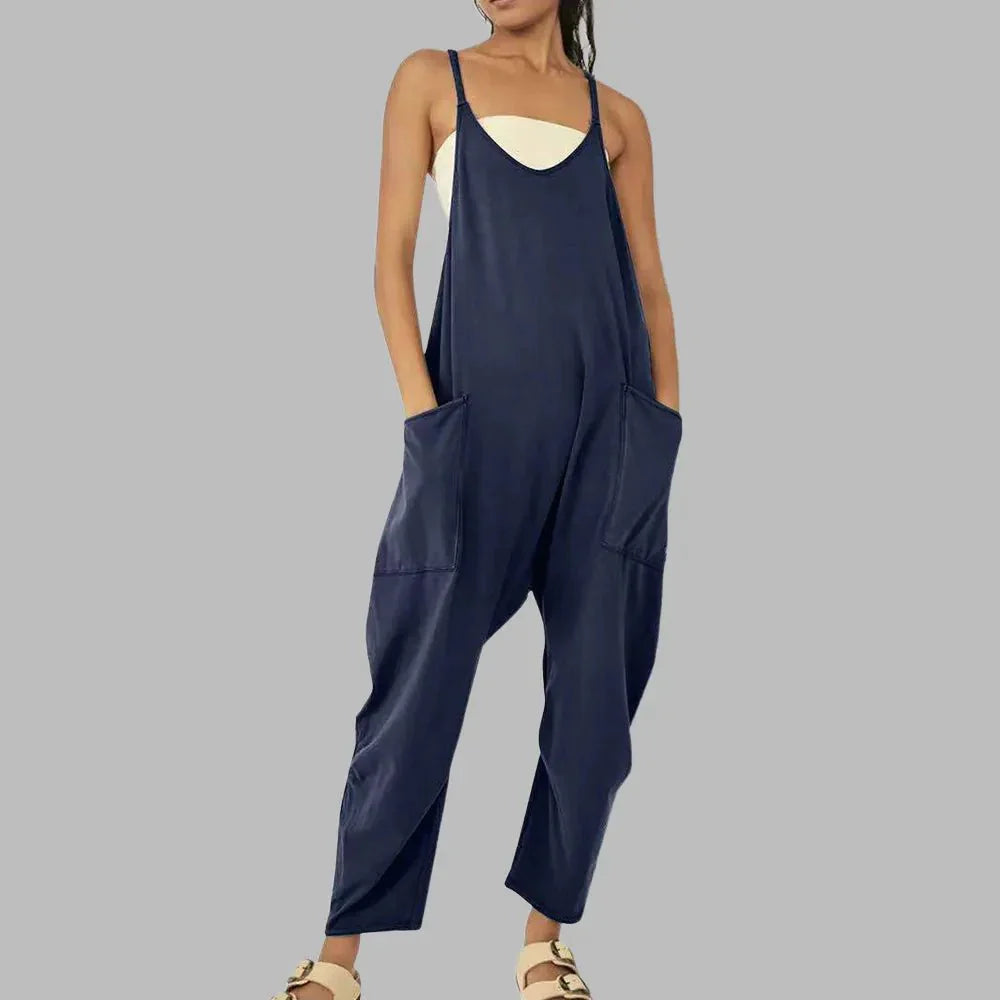 Macacão Feminino Pantacourt com Bolso