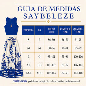 tabela de medidas conjunto cropped