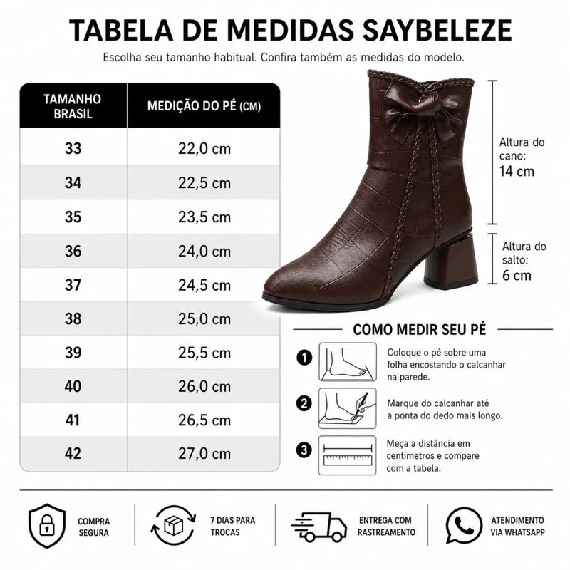 Tabela de Medidas
