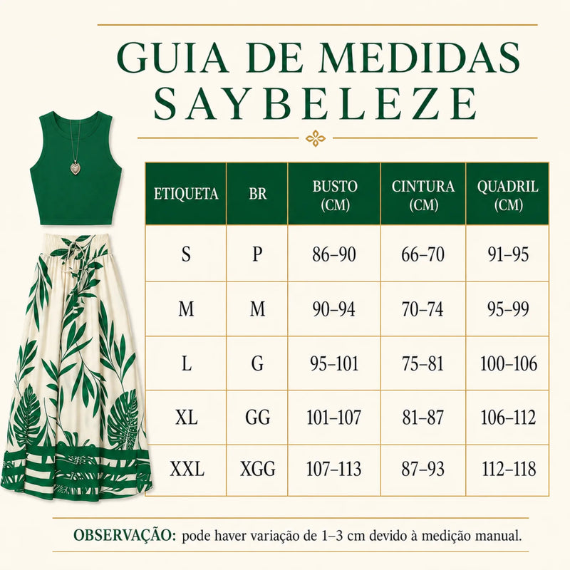 Tabela de Medidas